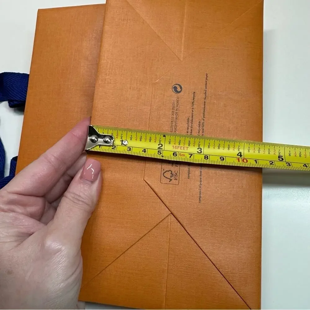 Louis Vuitton LV | Gift Bag | Orange | W8.75 x H7 x D4.5 inch